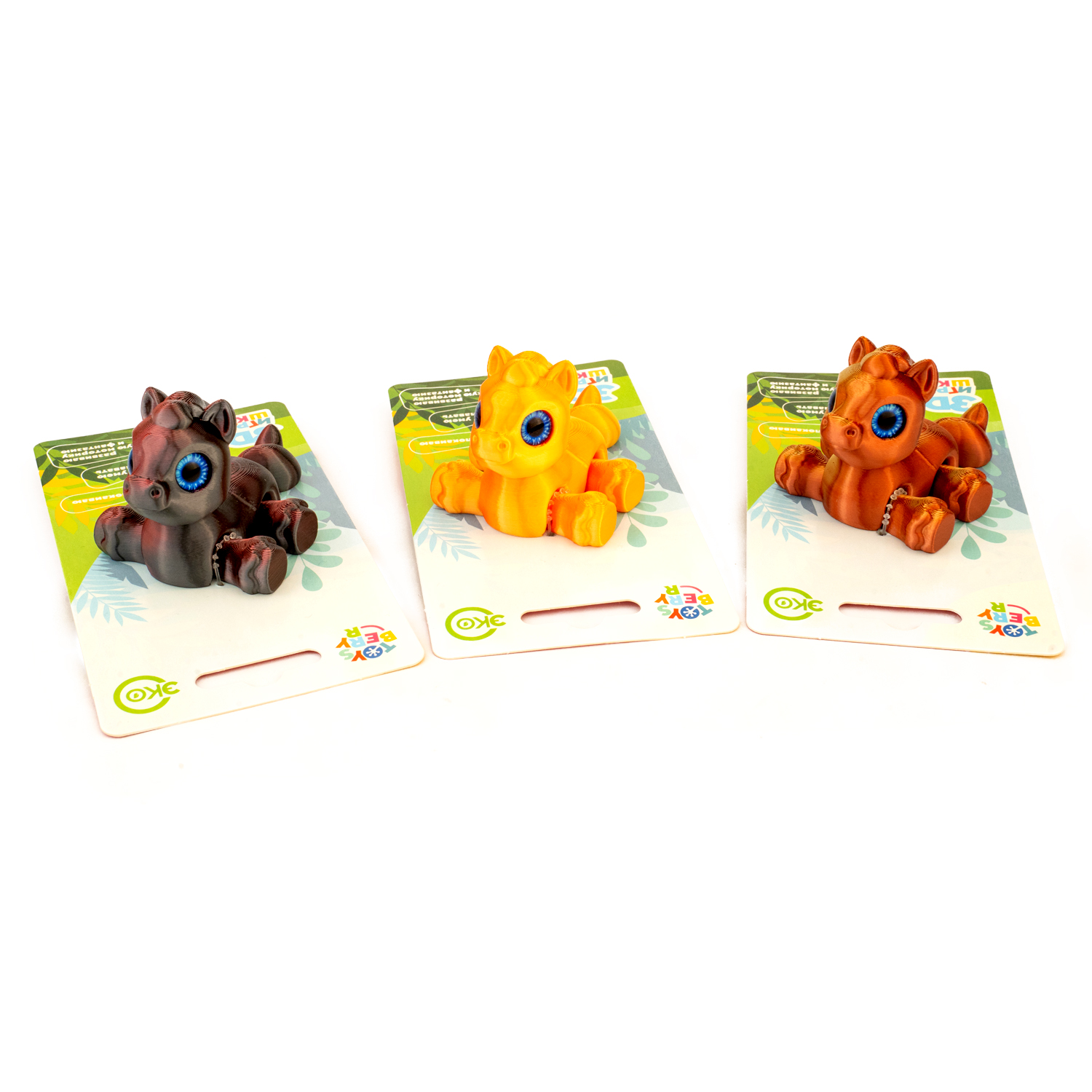 Игрушка-антистресс ToysBerry 3D Лошадка Дакота - фото 2