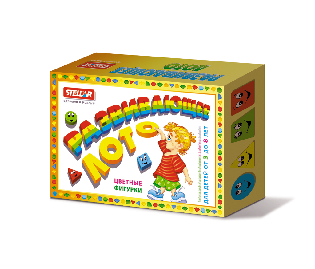 Настольная игра STELLAR Цветные фигурки - фото 1