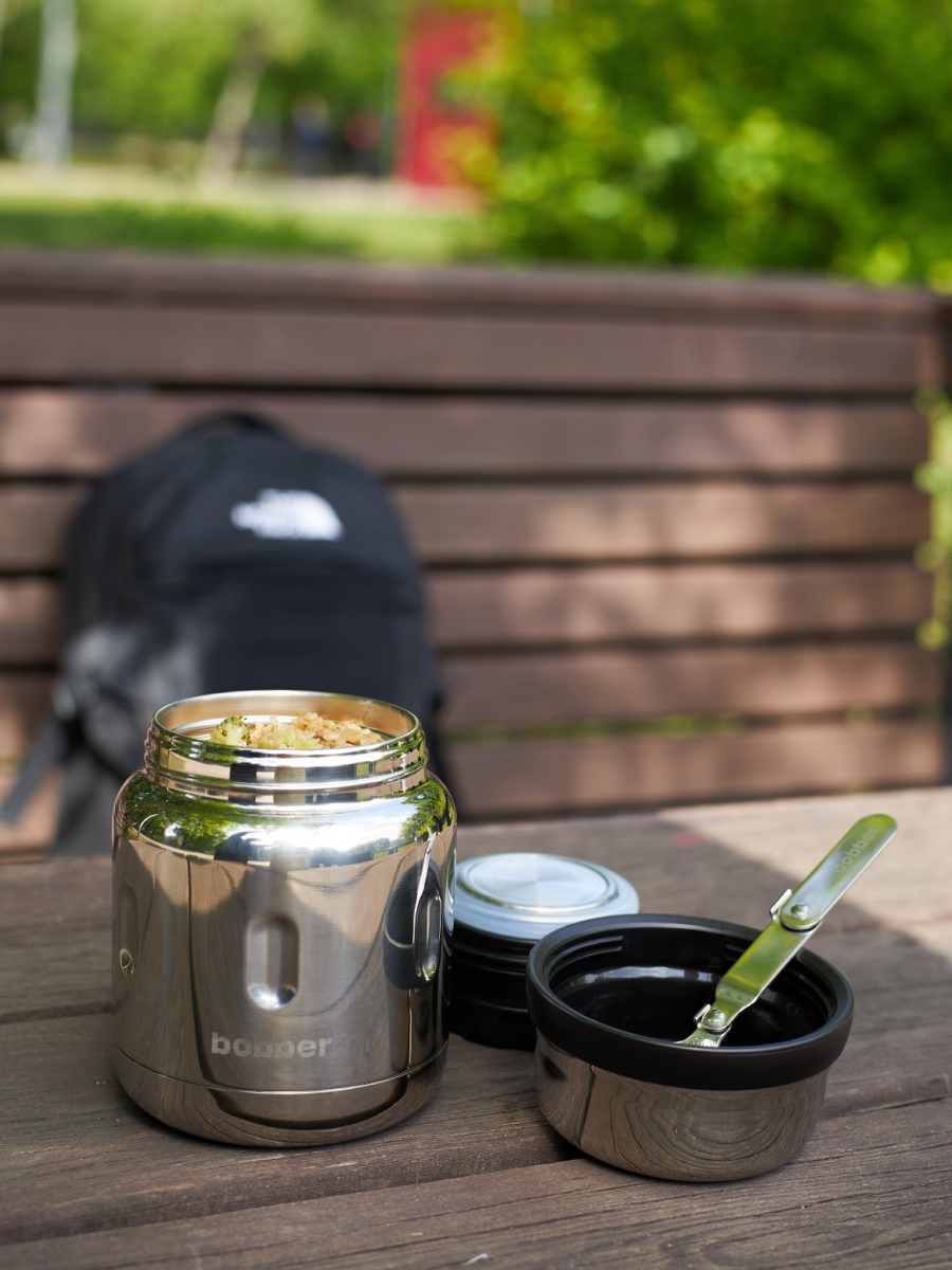 Термос для еды 470 мл Bobber Jerrycan зеркальный - фото 5