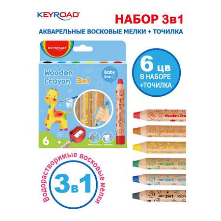 Карандаши цветные KEYROAD 7 шт.