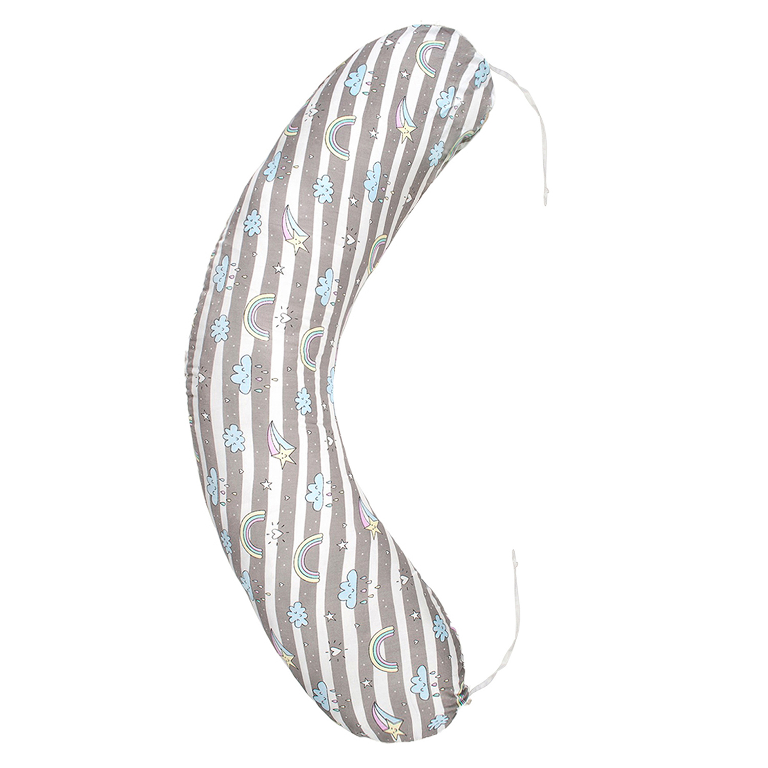 Наволочка Amarobaby Радуга на подушку для беременных - фото 1