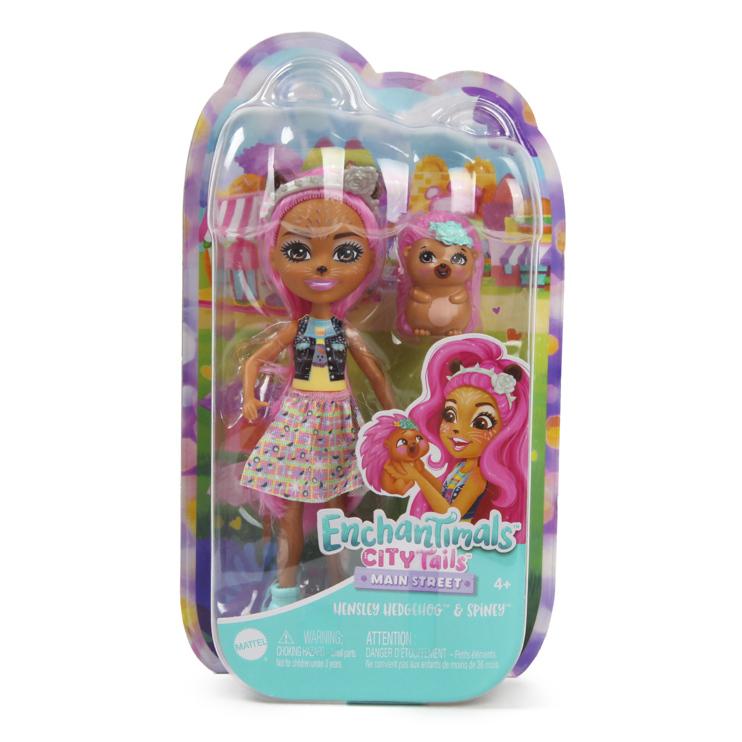 Кукла мини Enchantimals Ежик Хенсли и Спини HKN13 - фото 7