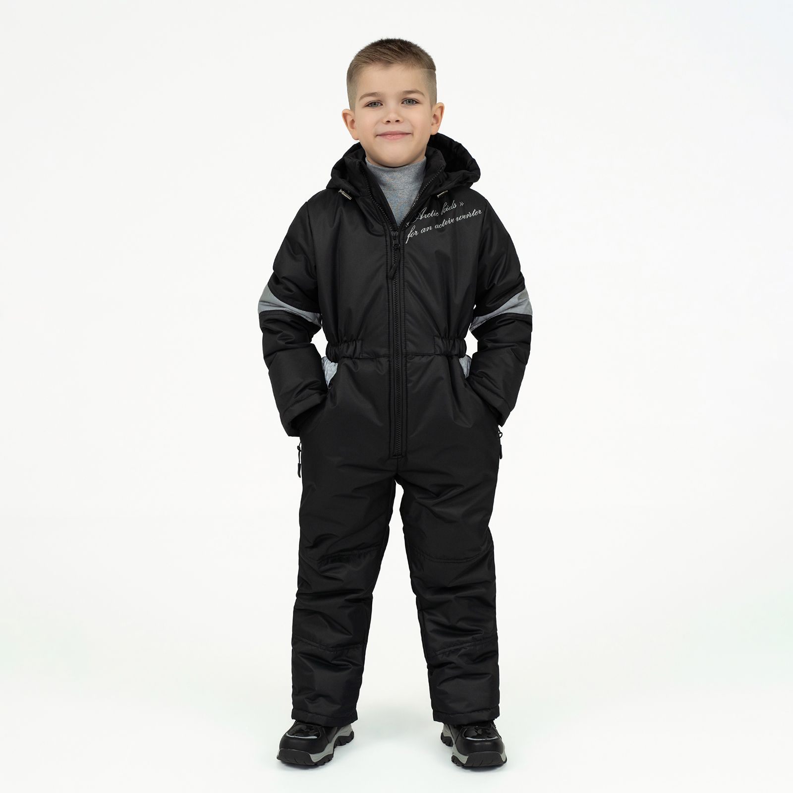 Комбинезон зимний Arctic kids 30-041 черный - фото 31