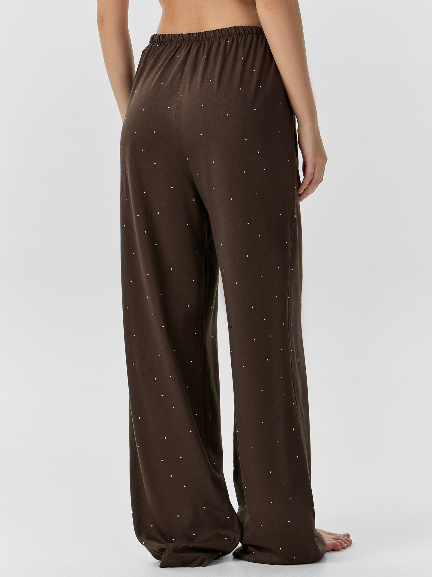 Брюки Mark Formelle (Марк Формэль) 532410/горошек на кофейном - фото 3