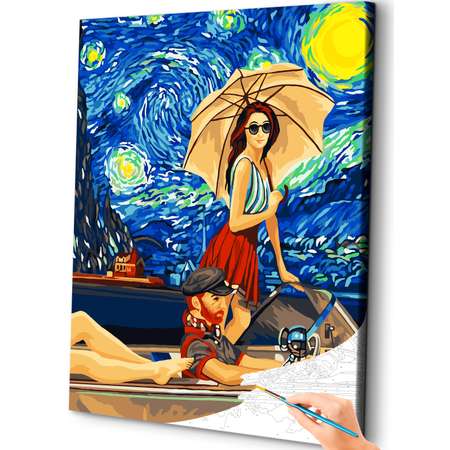 Картина по номерам Art sensation В машине с Ван Гогом в ассортименте