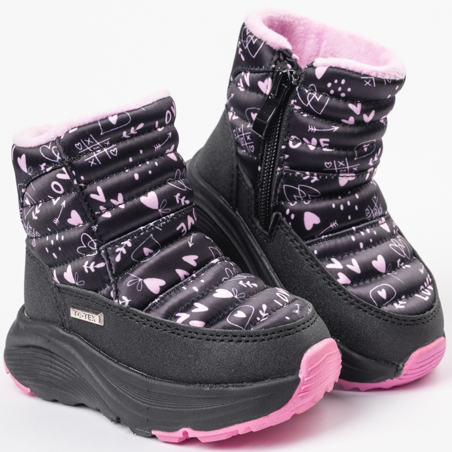 Ботинки TikkaGo 4K15_25-2015_black-pink - фото 1