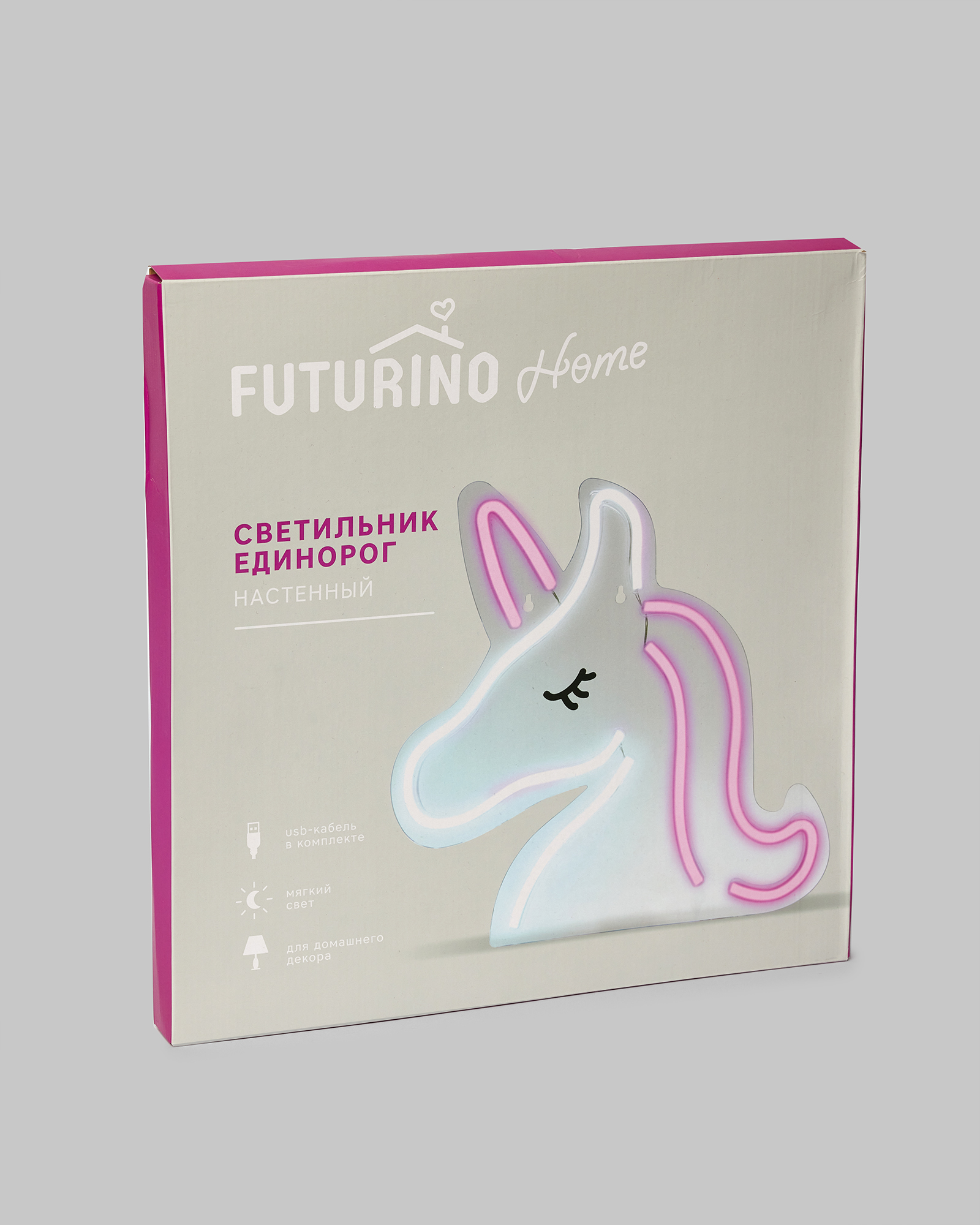 Неоновый светильник FUTURINO Home Волшебный единорог W24FH-FH004-00 - фото 2