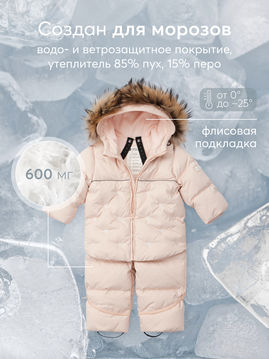 Комбинезон-трансформер Happy Baby 89027_light-pink - фото 2