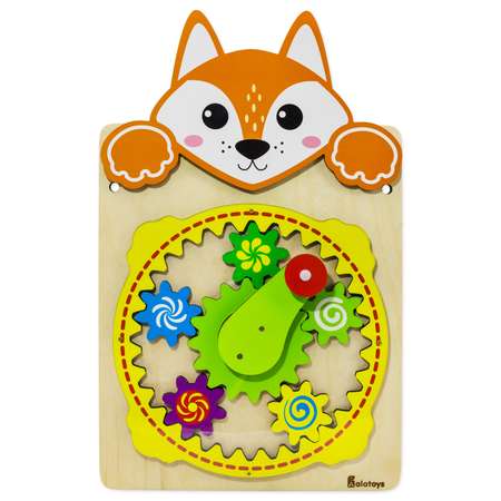 Игрушка Alatoys бизиборд Лисичка в ассортименте