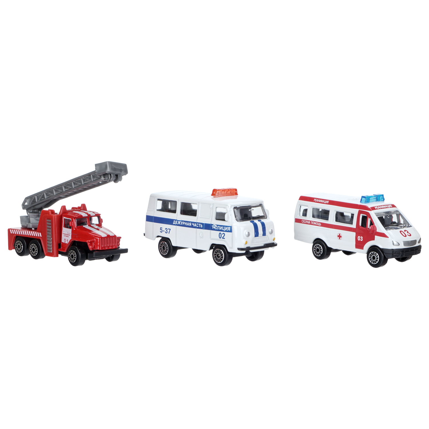 Игровой набор Технопарк УАЗ Спецтехника 410365 - фото 6