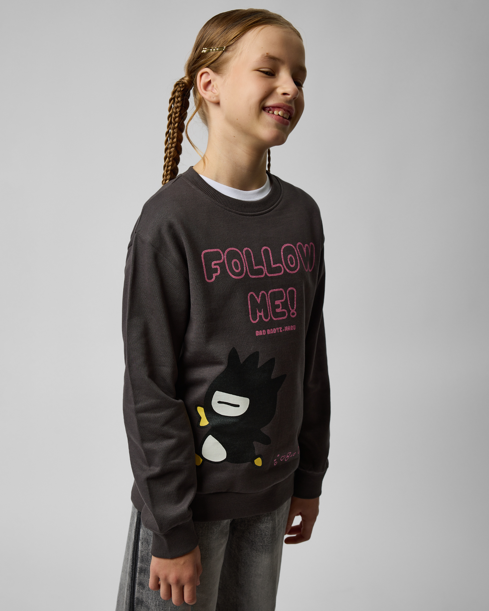 Свитшот HELLO KITTY AND FRIENDS W244-H7A1308tg-DG - фото 1