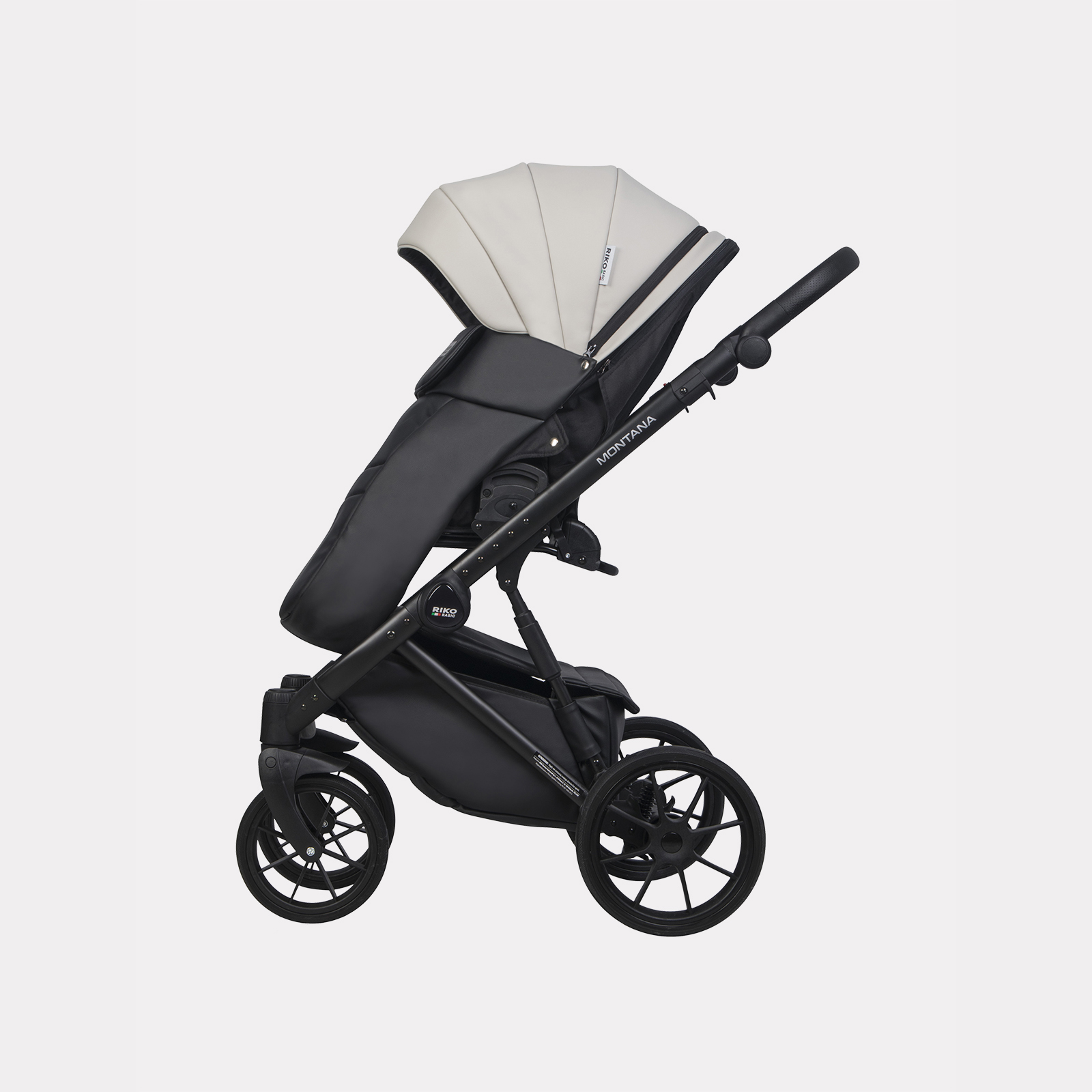 Коляска 2в1 Riko Basic Montana Ecco черный - фото 10