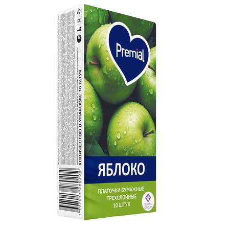 Бумажные платочки PREMIAL 10 шт.