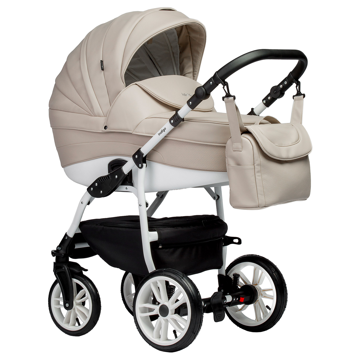 Коляска 2в1 Indigo Special 07светло-бежевый - фото 1