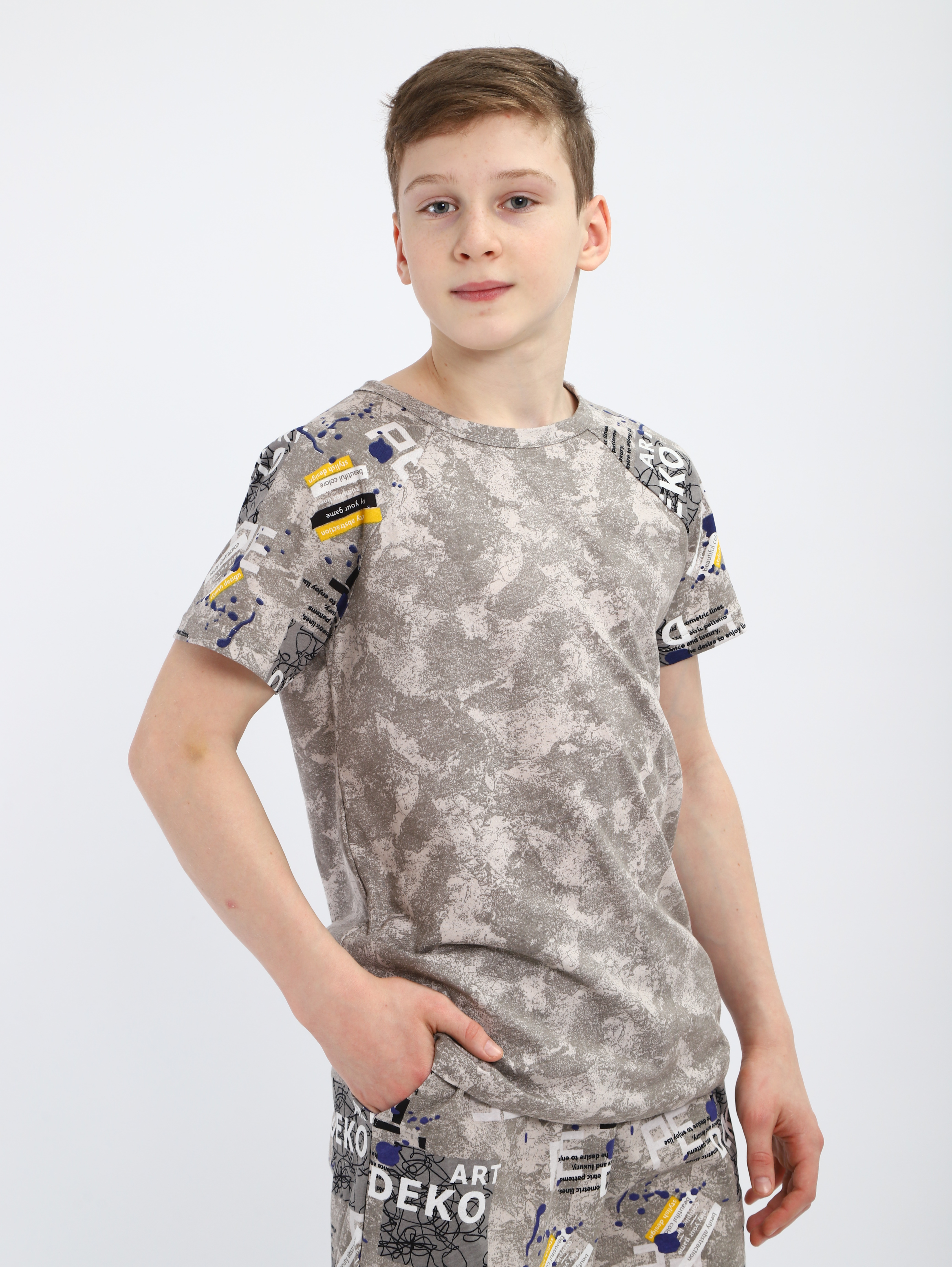 Костюм ЛАДОШКИ Комплект Андрей светло-серый - фото 12