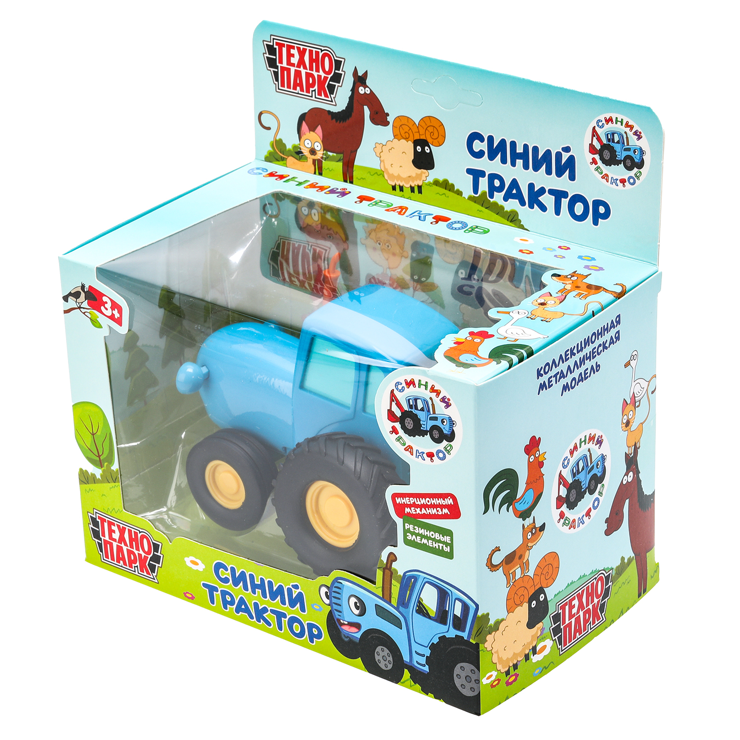 Трактор Технопарк Синий трактор 380549 - фото 2