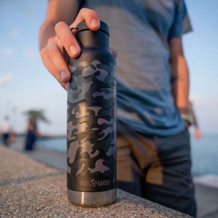 Термобутлыка Klean Kanteen Insulated Classic 20oz Black Camo 592 мл