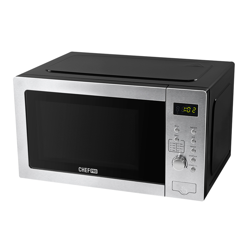 Микроволновая печь CHEF PRO черный/сталь - фото 20