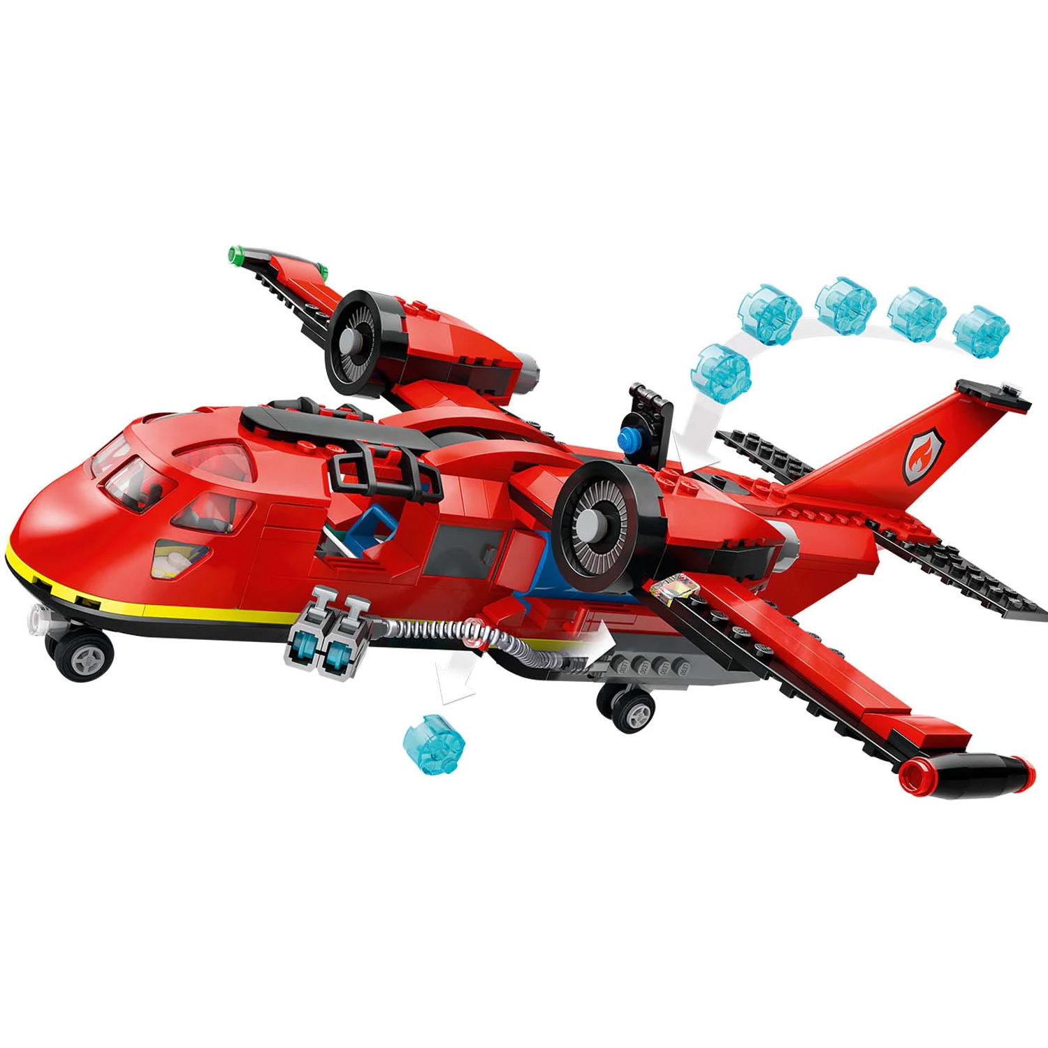 Конструктор LEGO City Пожарно-спасательный самолет - фото 6