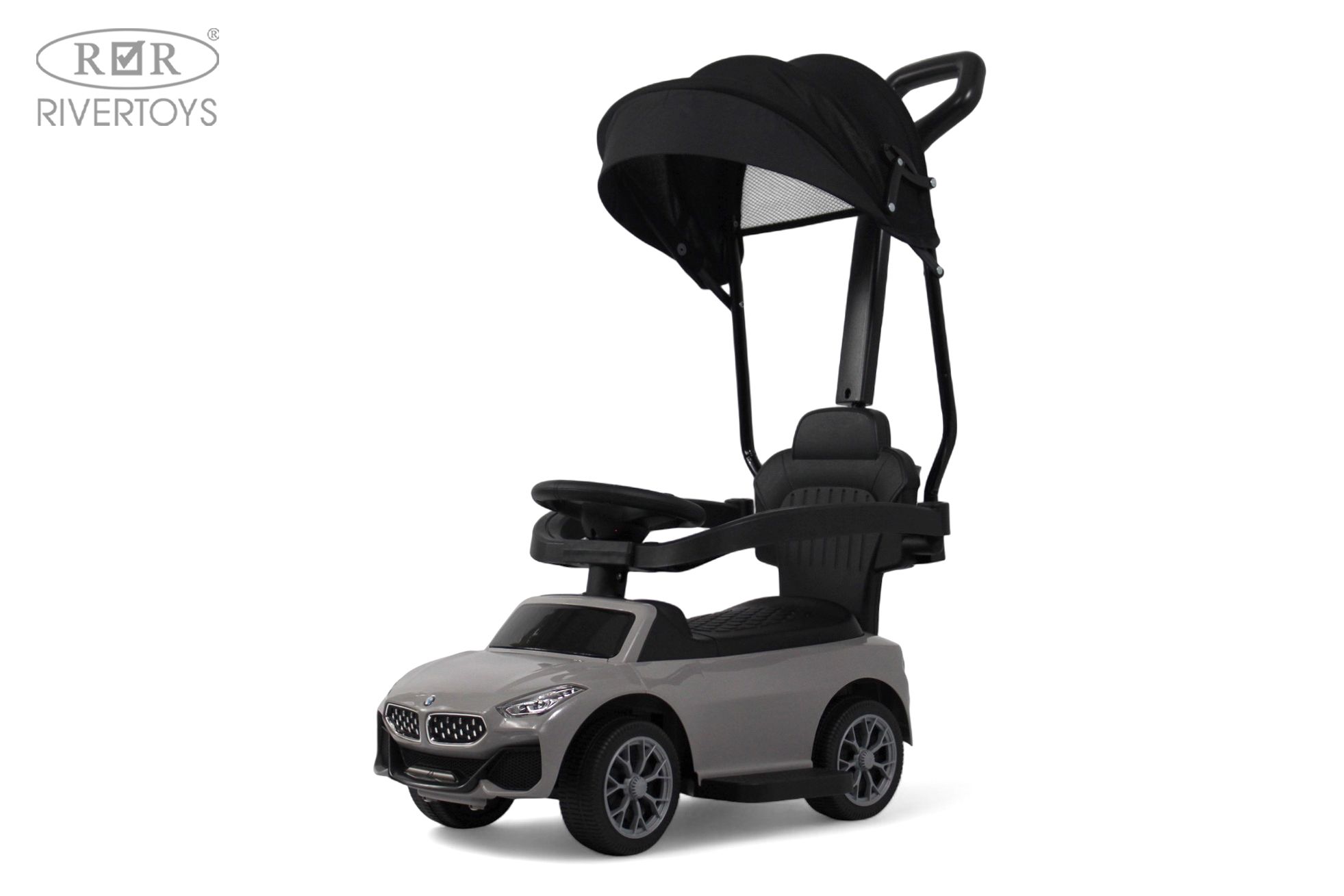 Каталка RIVERTOYS Z005ZZ-B-GREY серый - фото 1