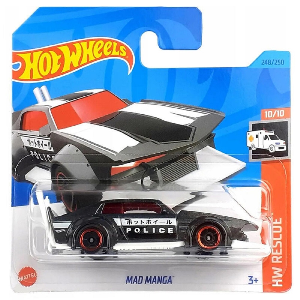 Автомобиль Hot Wheels Mad Manga Police 1:64 65273 - фото 2