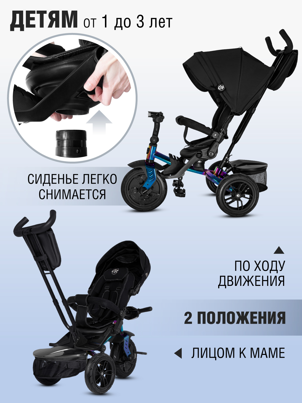 Трехколесный велосипед CITYRIDE - фото 3