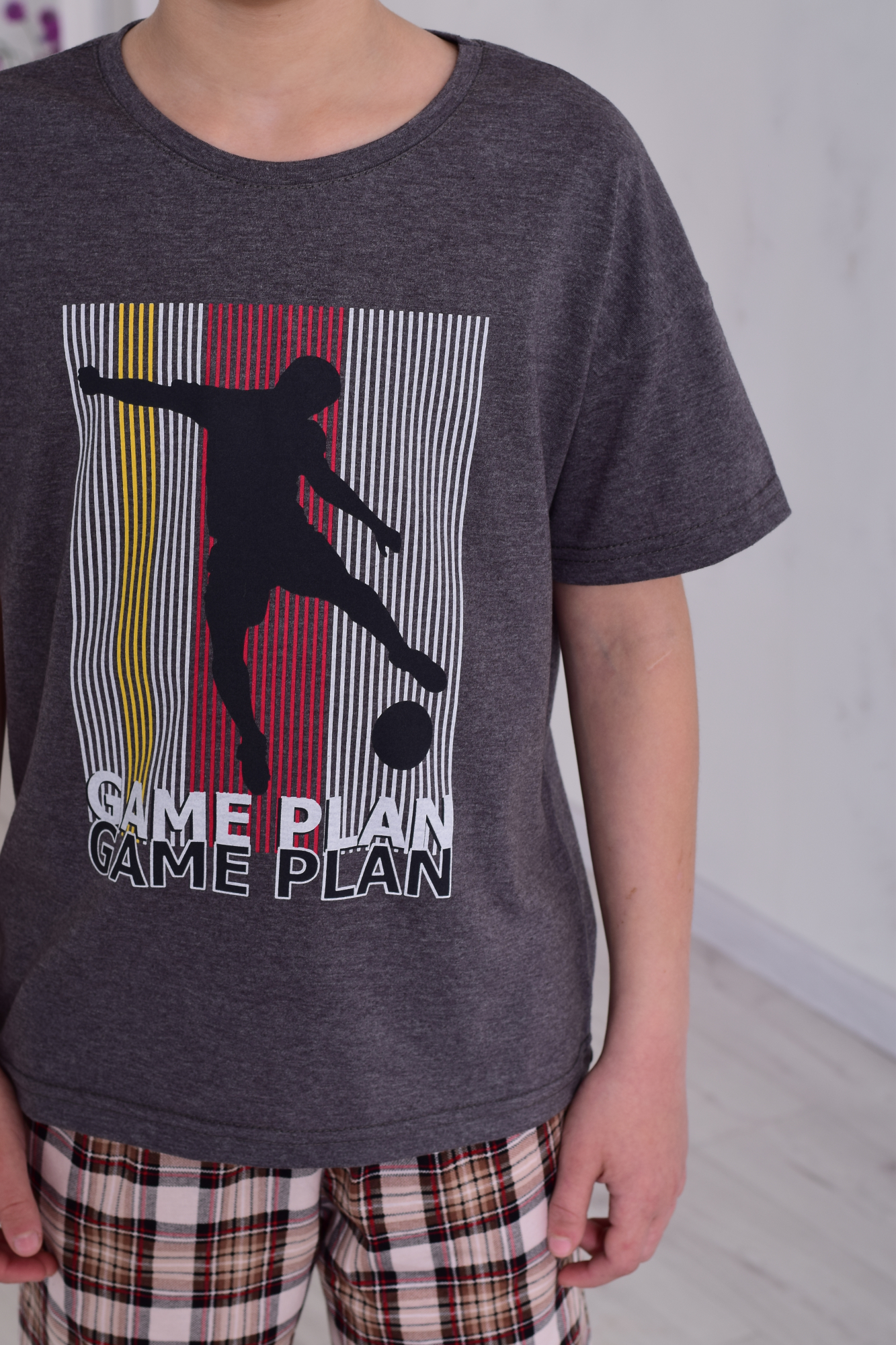 Пижама Новое кимоно 7-311 (11-067) (графит) - фото 5