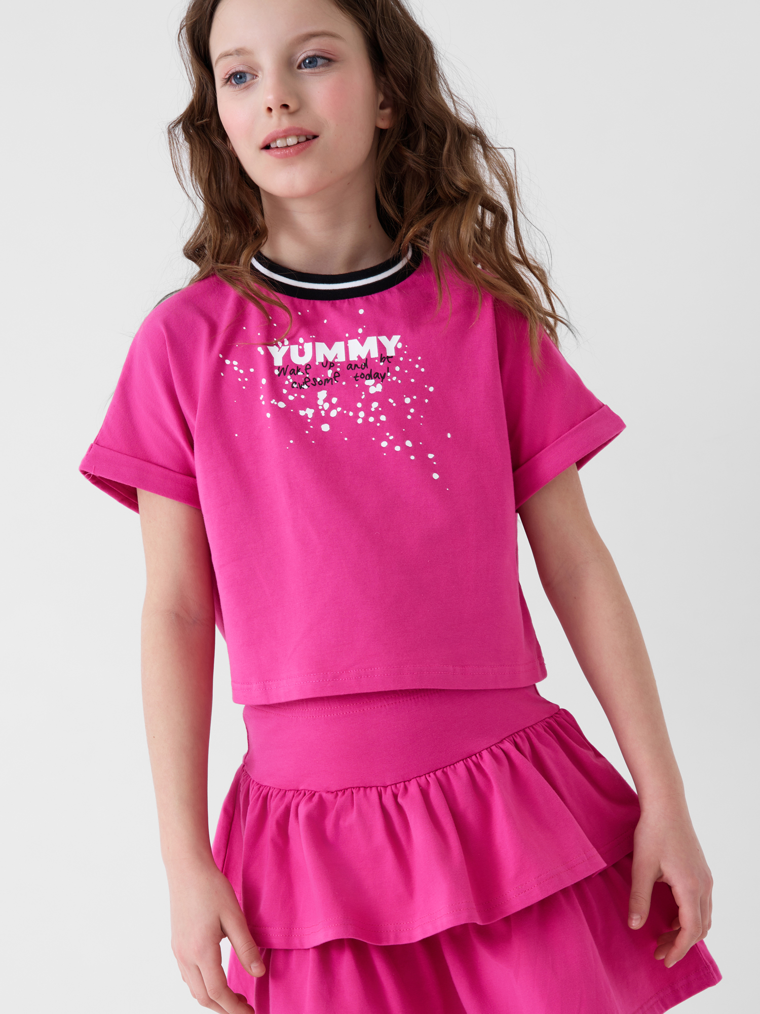 Футболка и юбка-шорты PlayToday 12621638 - фото 5