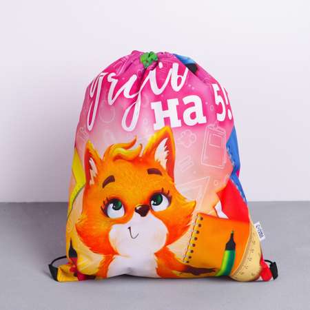 Мешок для обуви ArtFox Учусь на 5