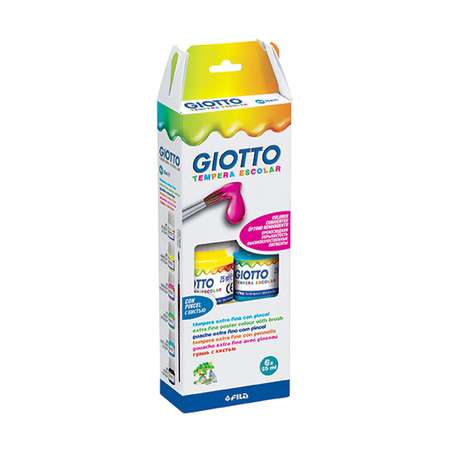 Краски гуашь GIOTTO 6 цв.