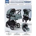Коляска трансформер Indigo TARGET 3в1 зеленый