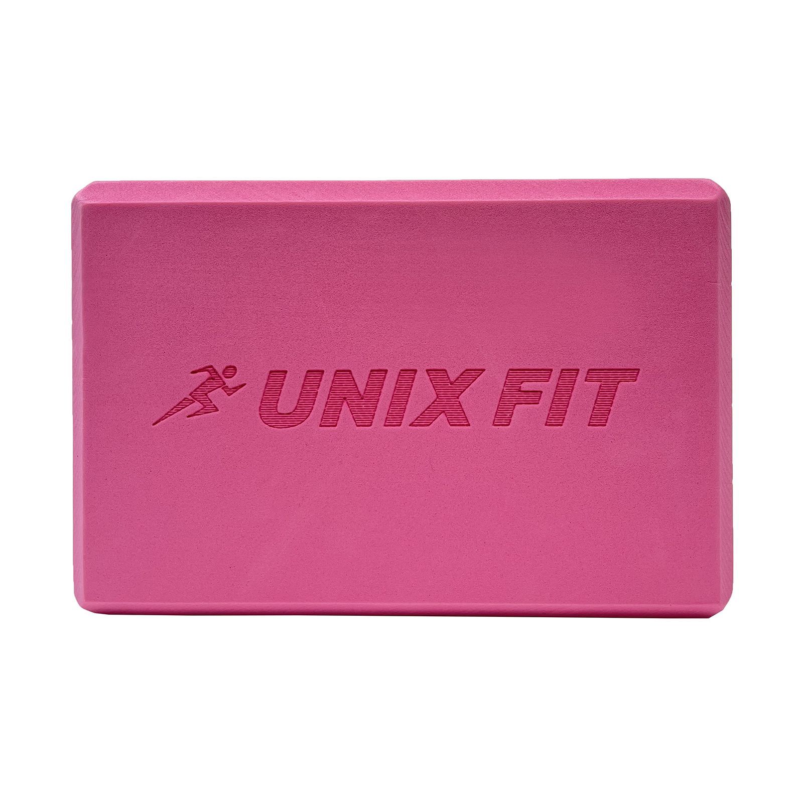 Блок для йоги и фитнеса UNIX Fit 200g розовый 23х15х7 см 1 шт - фото 11