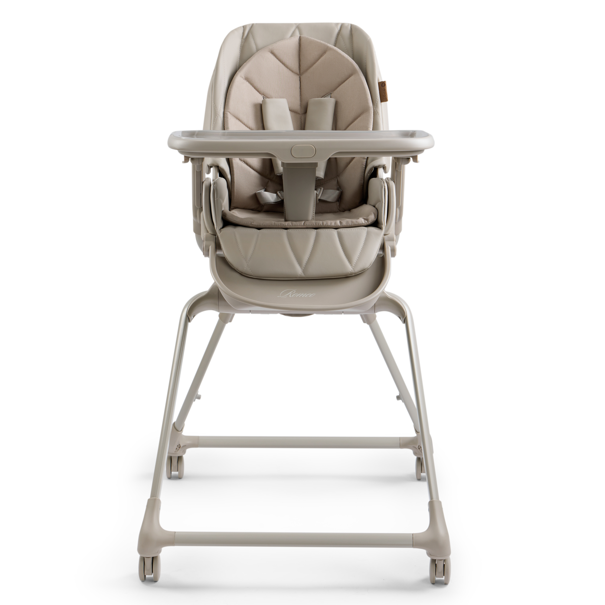 Стульчик для кормления Happy Baby ROMEO серый - фото 12