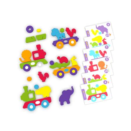Развивающая игра ElBascoToys с карточками Повторяй-ка Животные