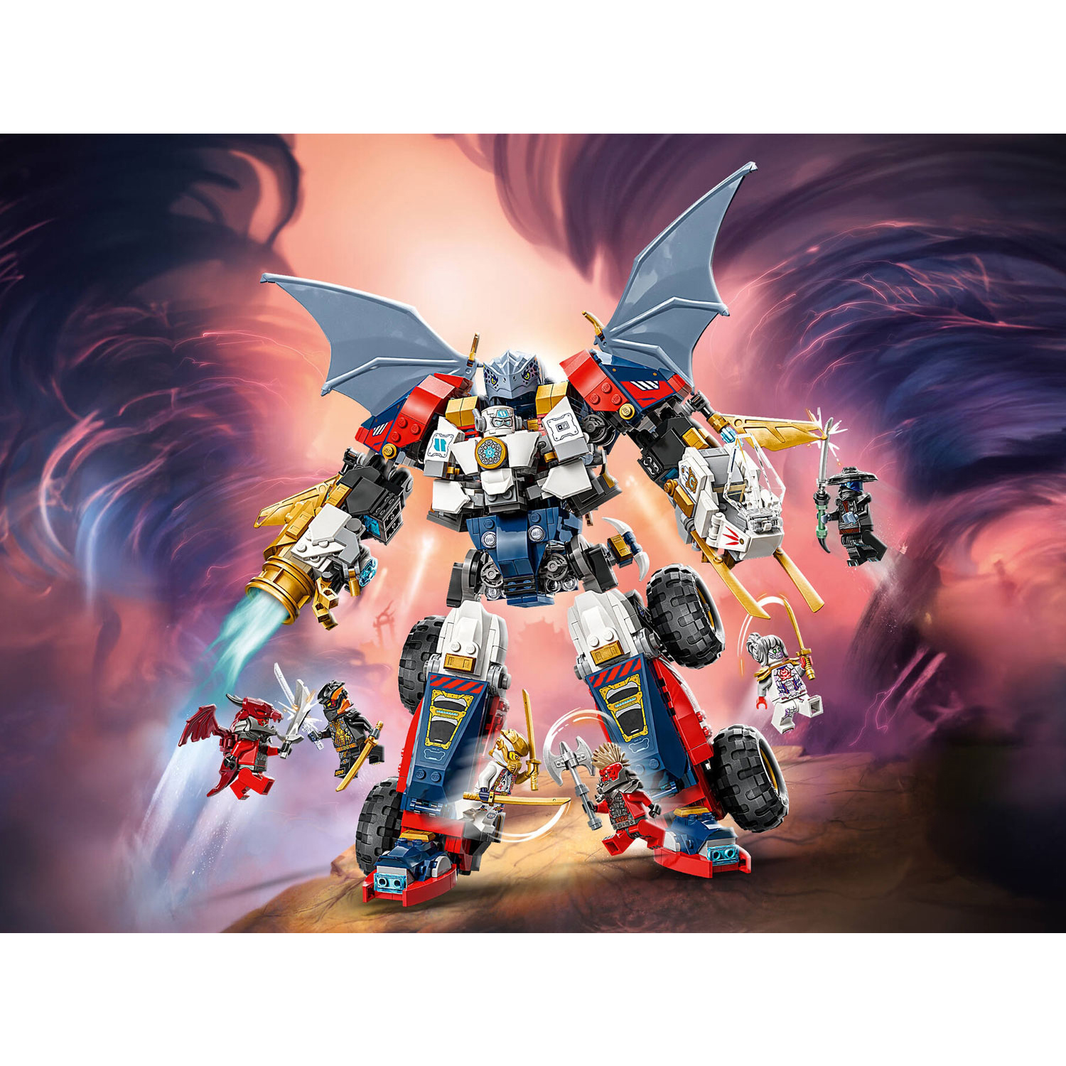 Конструктор LEGO NINJAGO Ультра комбо-робот Зейна 1187 дет. - фото 9
