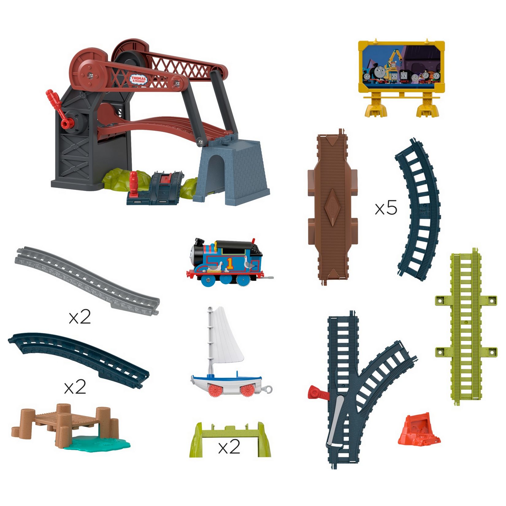 Набор железнодорожный Thomas and Friends HGX65 - фото 6