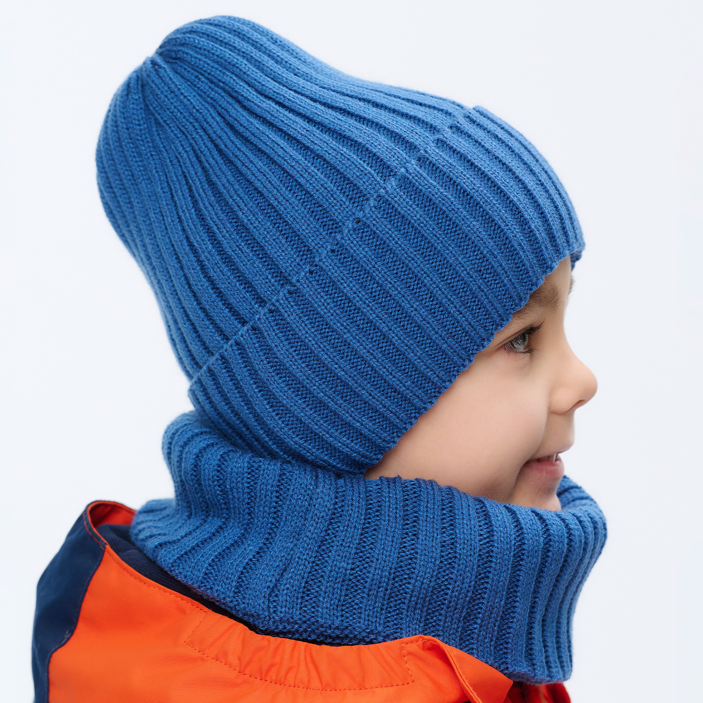 Шапка и снуд KUBRIO KU-H-45-pumpW-blue - фото 6
