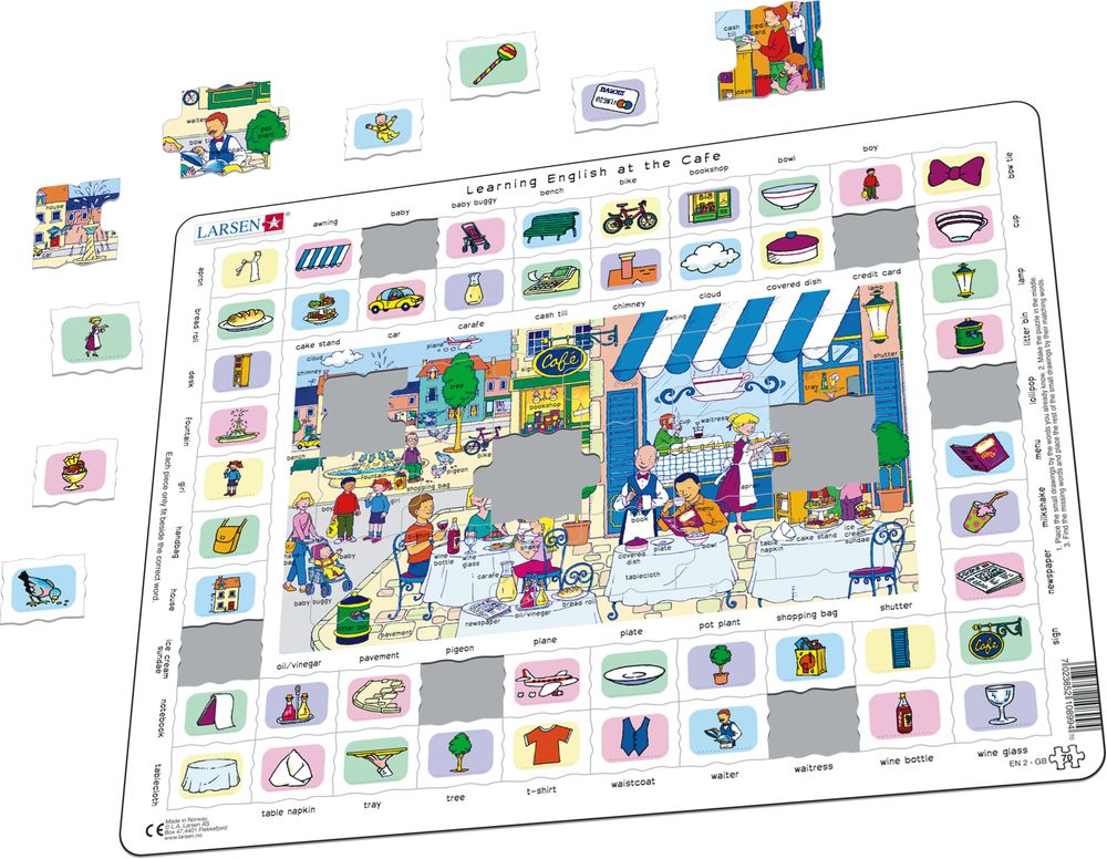 Пазл Larsen Изучаем английский классический - фото 1
