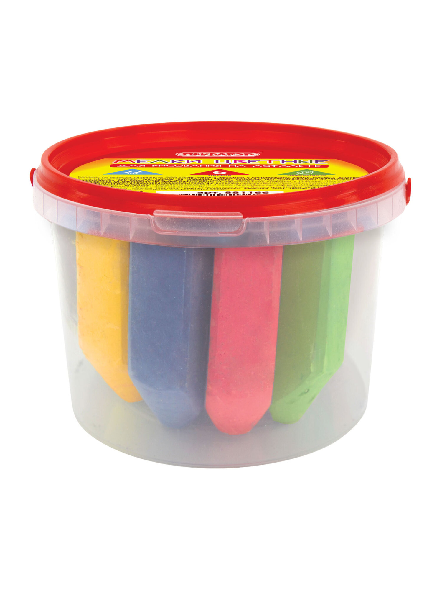 Мел сухой Пифагор 22 шт. - фото 2