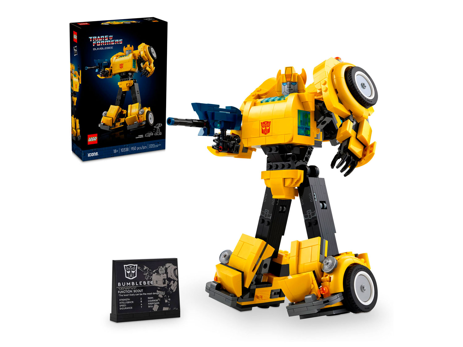 Конструктор LEGO Icons Bumblebee 950 дет. - фото 1