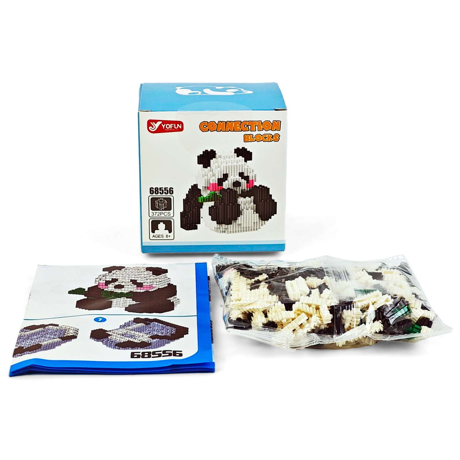 Конструктор Панда 372 дет. - фото 2