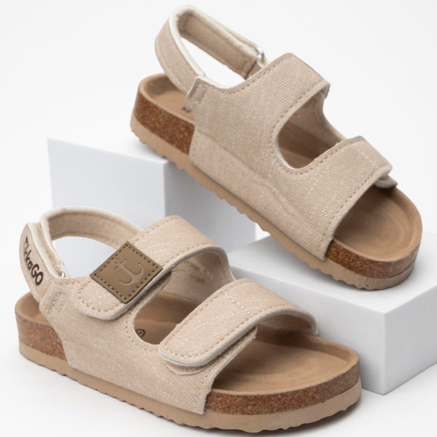 Сандалии TikkaGo 2N08_1016-1_beige - фото 1