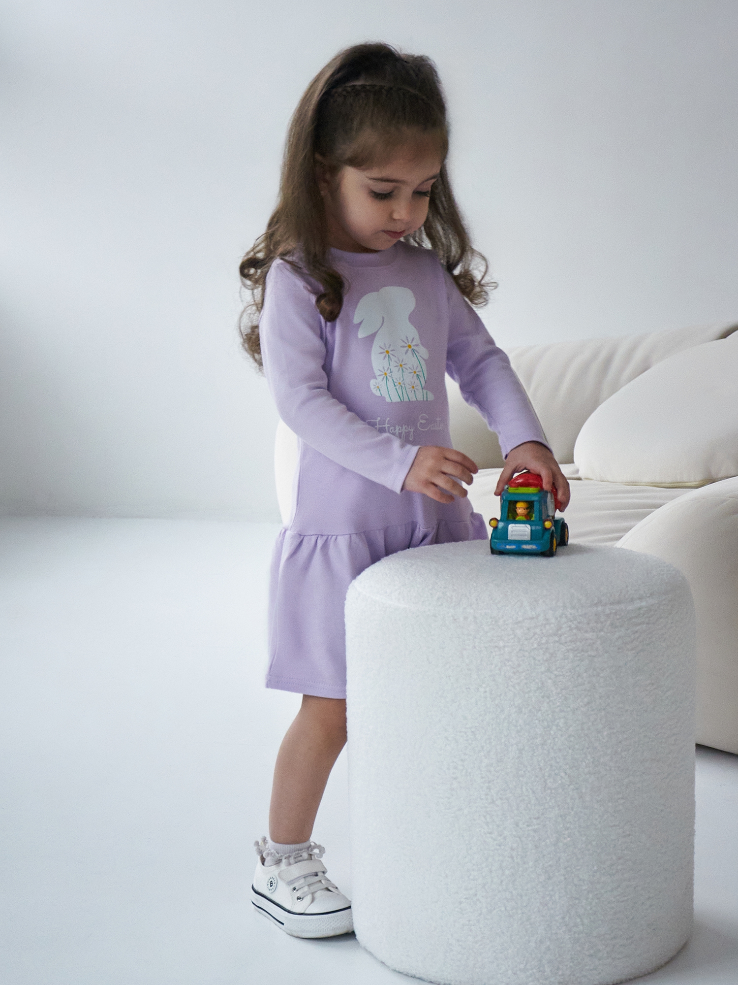 Платье Mami-kids Т-010 Сиреневый - фото 3