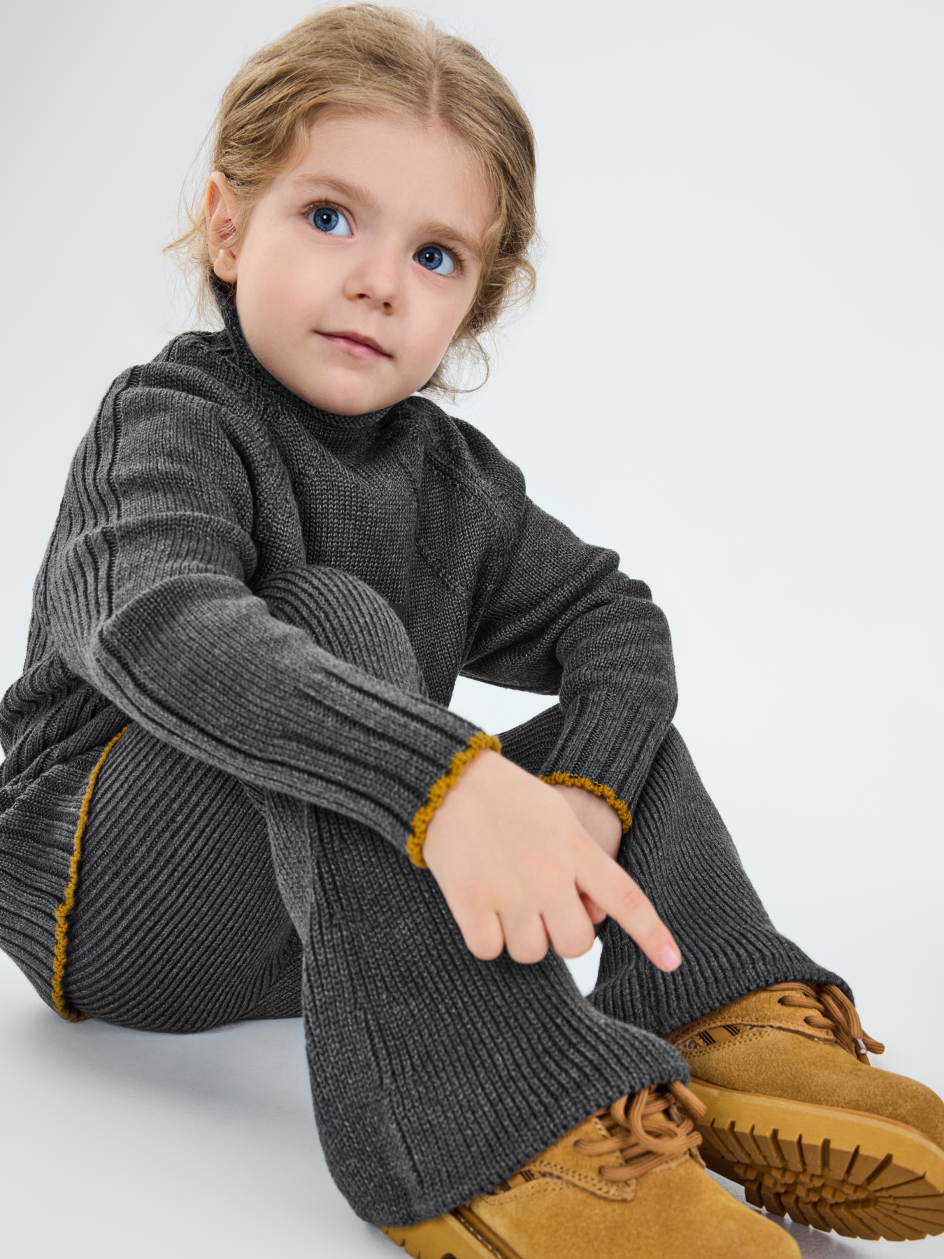 Брюки Happy Baby 88614-1_dark-grey - фото 5