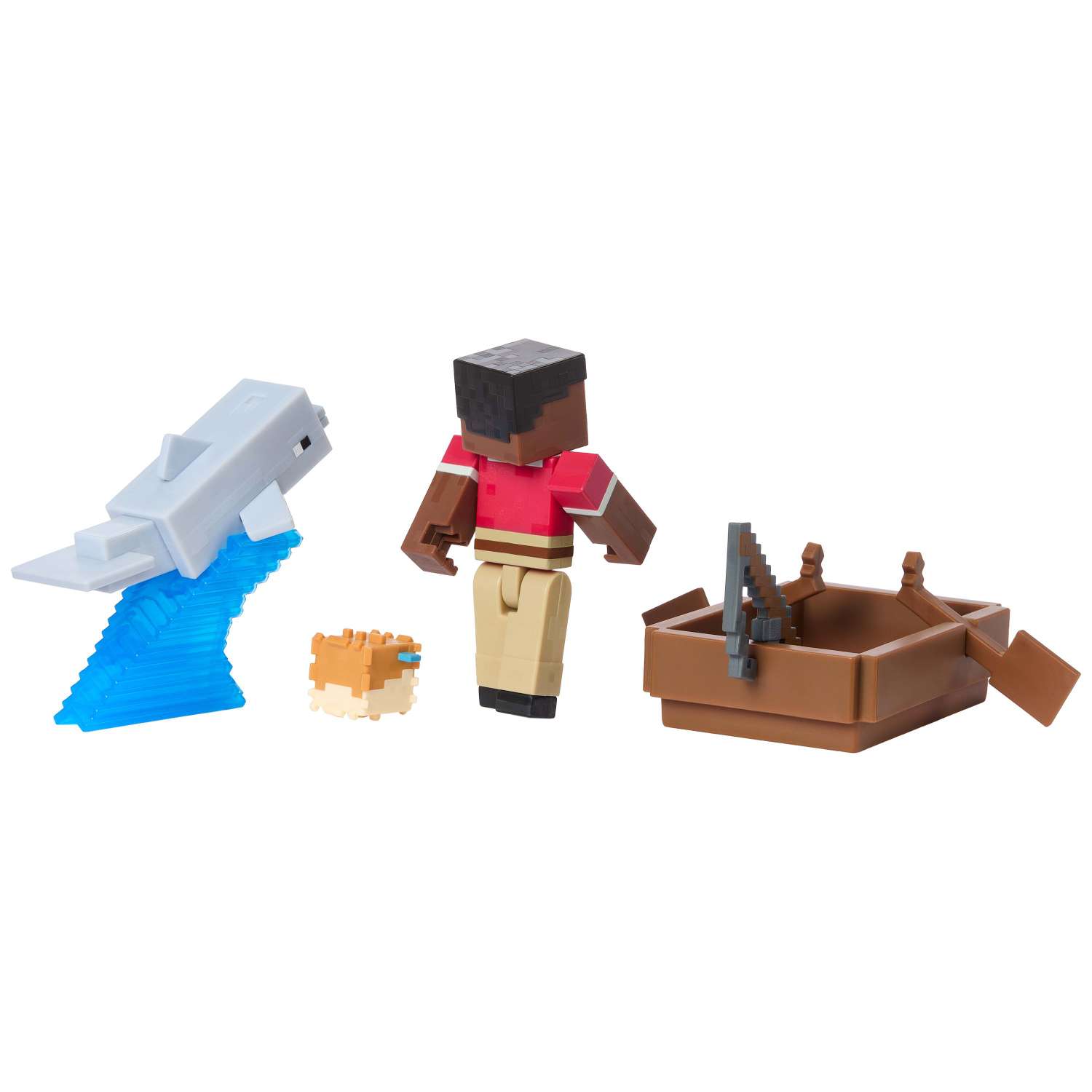 Игровой набор Minecraft Моряк Зури и Рыба - фото 5