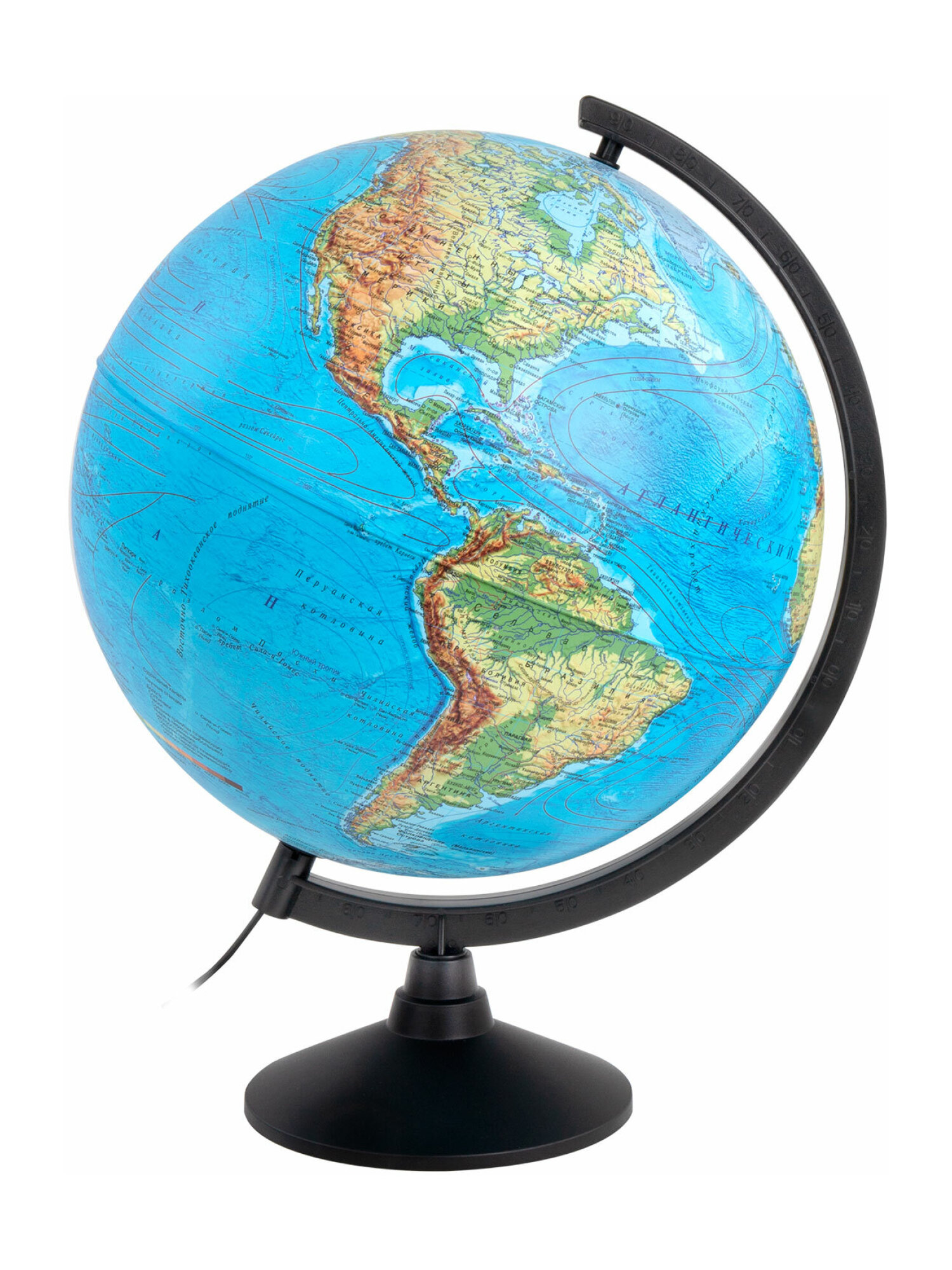 Глобус Globen физический с подсветкой диаметр 32 см - фото 9