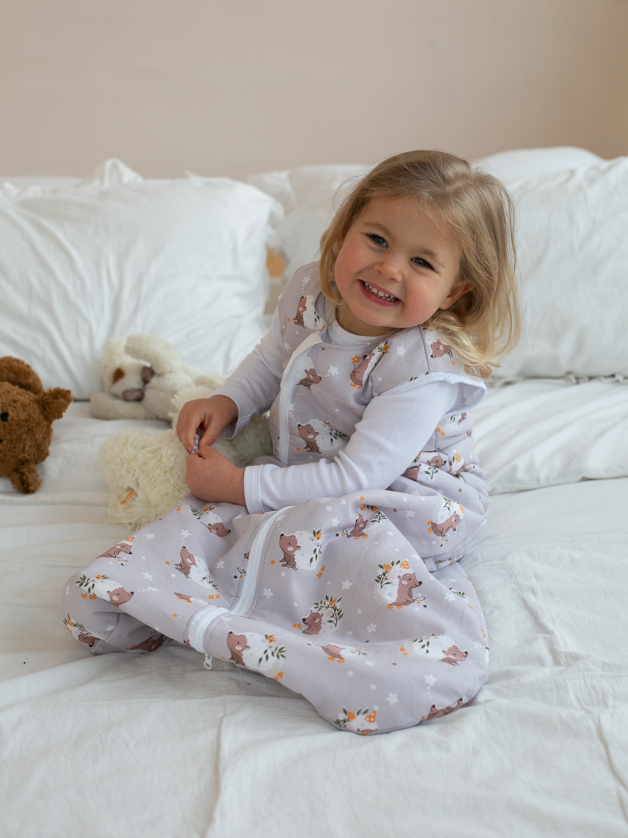 Изображение товара Детский спальный мешок Lemur Studio хлопок 60x108 см для малышей 6-24 месяцев