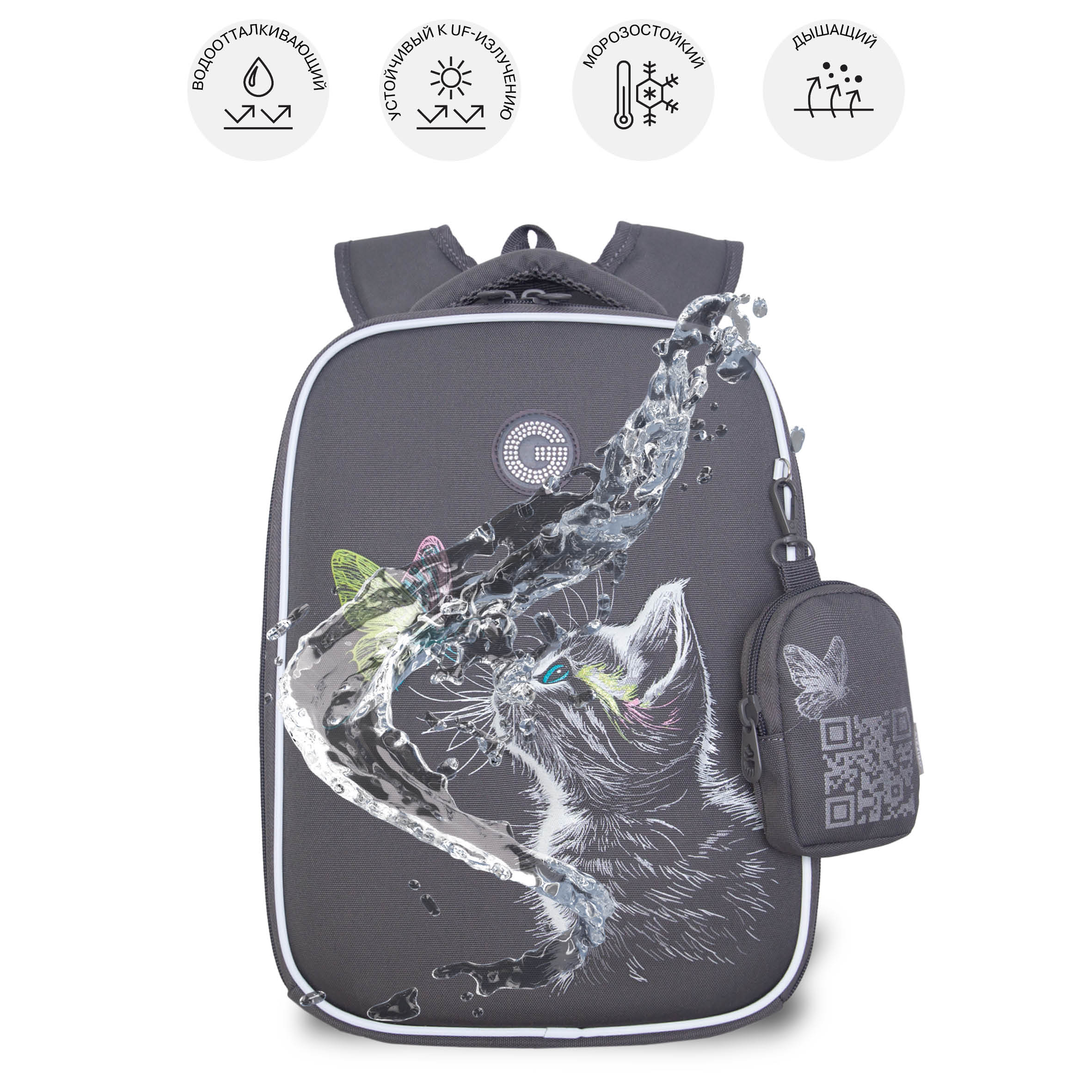 Ранец Grizzly Для девочки - фото 14