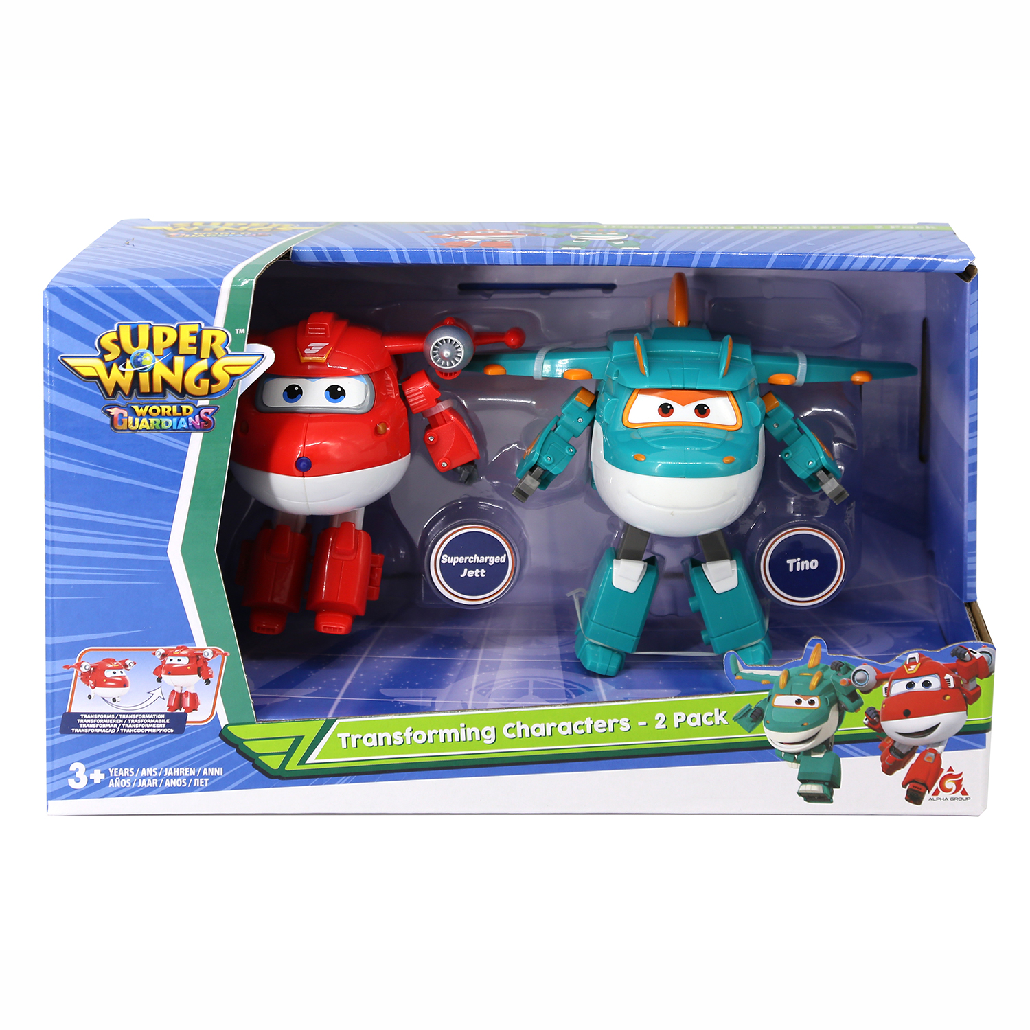 Игровой набор Super Wings Джетт и Тино EU760202 - фото 1