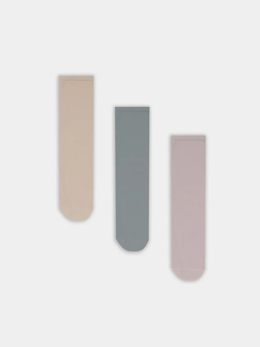 Носки 3 пары Mark Formelle (Марк Формэль) 430A-1407/нюдовый /св.оливка /зефирный/ - фото 6